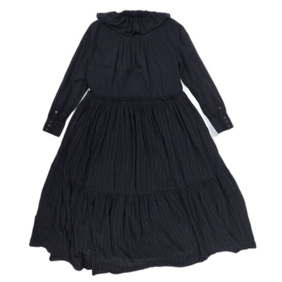 ANTHROPOLOGIE Pilcro Ruffled Tiered Midi Dress Witchy Cottagecore Boho French - Picture 7 of 13